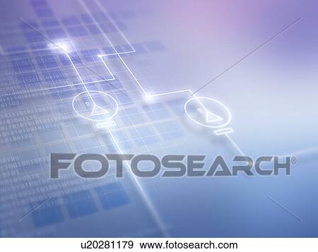 Stock Photo - Computer network. Fotosearch