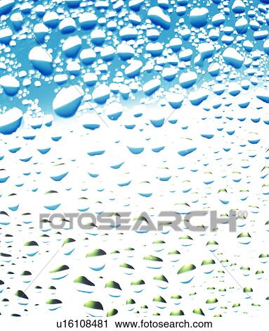 Stock Image - Condensation on pane of glass. Fotosearch