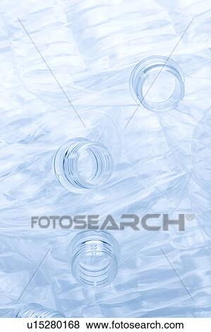 Crushed Plastic Bottles View Large Photo Image Stock Photo - Crushed Plastic Bottles. Fotosearch