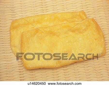 Stock Image - Deep fried tofu. Fotosearch
