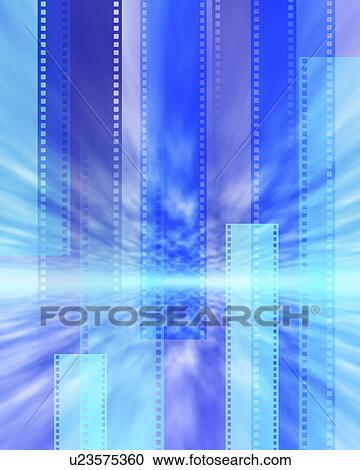 Digitally generated image depicting movie film View Large Photo Image Stock Image - Digitally generated image depicting movie film. Fotosearch