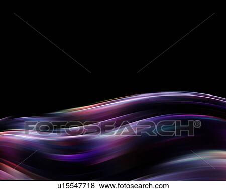 Stock Photo - Digitally generated image depicting purple waves. Fotosearch