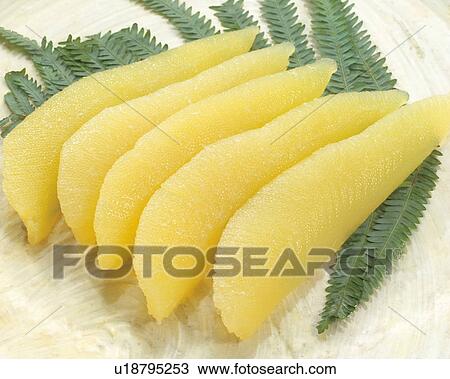 Stock Image - Dried herring roe. Fotosearch
