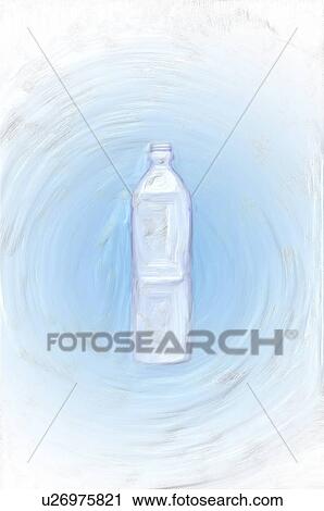 Empty plastic bottle, painting View Large Photo Image Stock Image - Empty plastic bottle, painting. Fotosearch