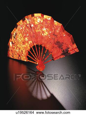 Fan decorated with Autumn leaves View Large Photo Image Picture - Fan decorated with Autumn leaves. Fotosearch