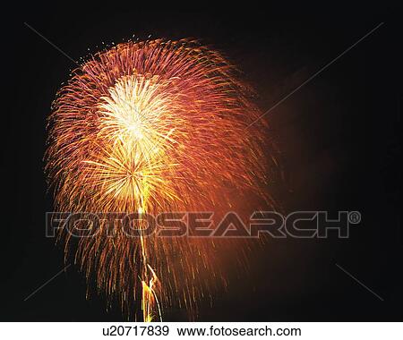 Fireworks exploding View Large Photo Image Stock Photo - Fireworks exploding. Fotosearch