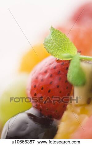 Stock Photo - Fruit tart, close up. Fotosearch