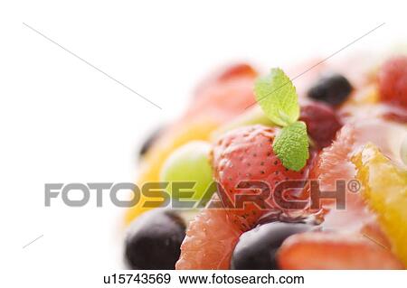 Fruit tart, close up, white background View Large Photo Image Stock Photo - Fruit tart, close up, white background. Fotosearch