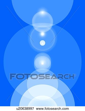 Stock Photo - Futuristic Blue Circular Pattern. Fotosearch