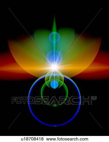 Stock Photo - Futuristic Circular Pattern. Fotosearch