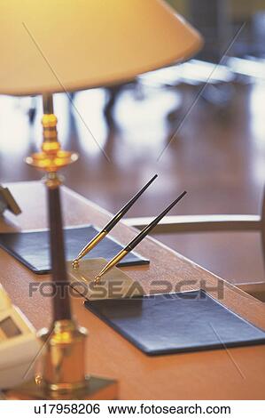 Stock Photograph - Hotel lobby reception. Fotosearch