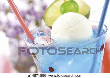 Stock Photograph - Ice-cream soda. Fotosearch