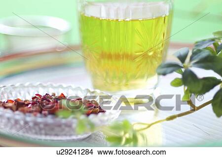 Picture - Iced green tea. Fotosearch