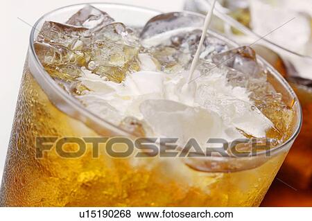 Stock Photo - Iced tea and iced coffee. Fotosearch