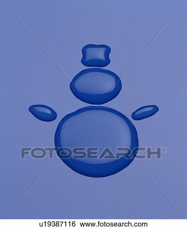 Illustration made of droplets of water depicting a snowman View Large Photo Image Stock Photograph - Illustration made of droplets of water depicting a snowman. Fotosearch