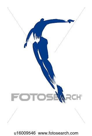 Illustration of athlete jumping, white background View Large Photo Image Stock Photograph - Illustration of athlete jumping, white background. Fotosearch