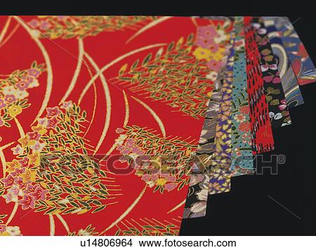Picture - Japanese paper for origami. Fotosearch