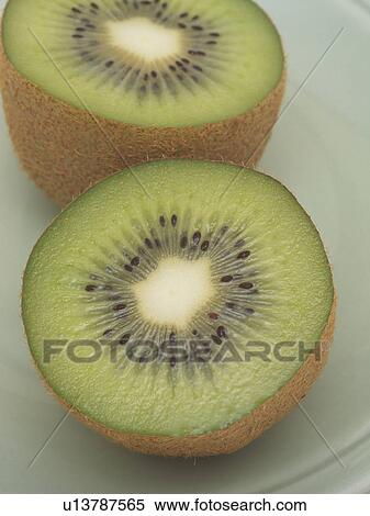 Kiwifruit, sliced View Large Photo Image Stock Photography - Kiwifruit, sliced. Fotosearch