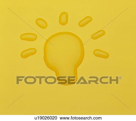 Light bulb drawn with droplets of water View Large Photo Image Stock Image - Light bulb drawn with droplets of water. Fotosearch