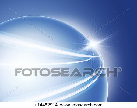 Lights around sphere View Large Photo Image Picture - Lights around sphere. Fotosearch