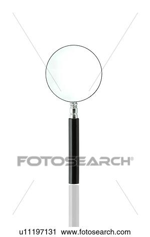 Stock Image - Magnifier. Fotosearch