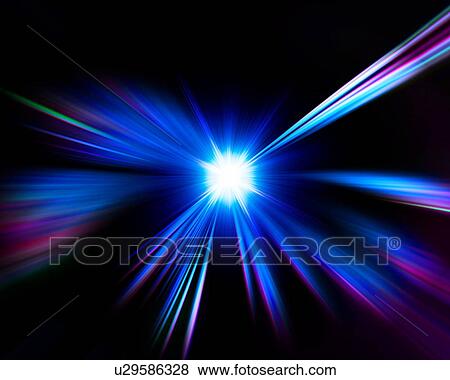 Stock Photo - Multicoloured light flare. Fotosearch