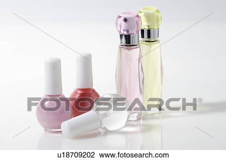Nail polish and perfume View Large Photo Image Stock Image - Nail polish and perfume. Fotosearch