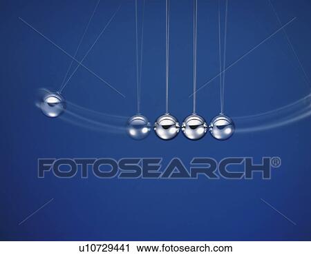 Stock Image - Newton's Cradle. Fotosearch