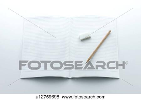 Stock Photo - Notebook and Pencil. Fotosearch