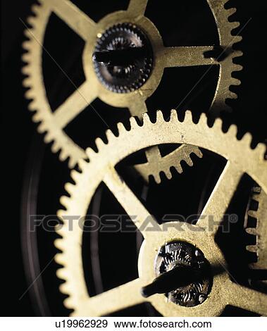 Stock Photo - Old-fashioned gears. Fotosearch