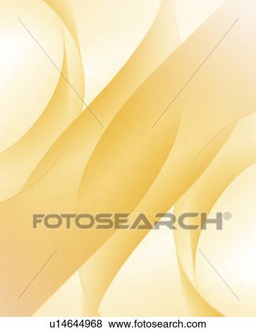 Stock Photo - Orange curved lines. Fotosearch