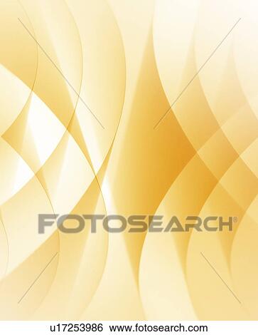Stock Photograph - Orange curved lines. Fotosearch