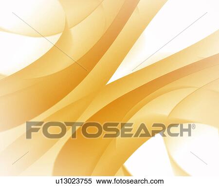 Stock Photography - Orange curved lines. Fotosearch