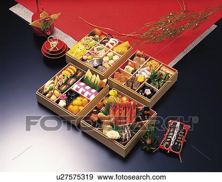 Osechi Ryori View Large Photo Image Stock Photo - Osechi Ryori. Fotosearch
