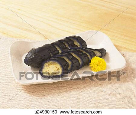Pickled eggplant View Large Photo Image Stock Image - Pickled eggplant . Fotosearch