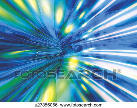 Stock Photograph - Radiate image, computer graphic. Fotosearch