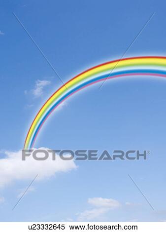 Stock Photography - Rainbow in the sky. Fotosearch