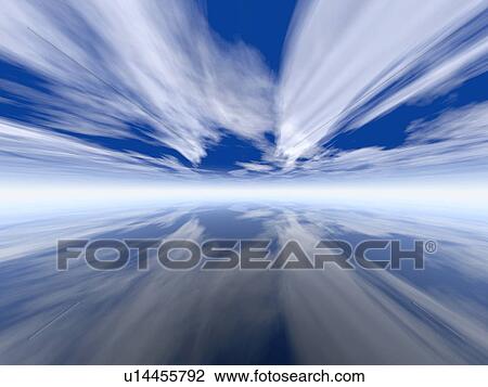 Stock Image - Sea and sky. Fotosearch