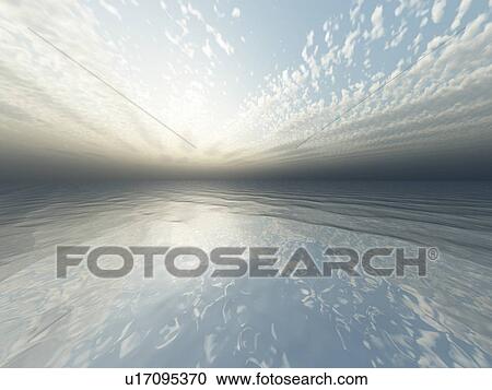 Stock Image - Sea and sky. Fotosearch