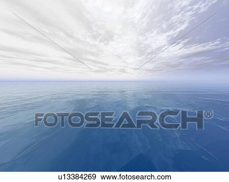 Stock Photo - Sea and sky. Fotosearch