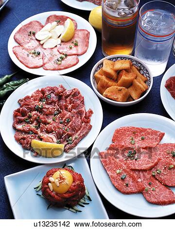 Stock Image - Selection of meats. Fotosearch