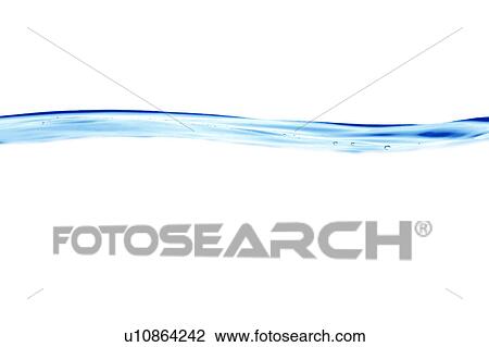 Stock Image - Side View of Water Surface. Fotosearch