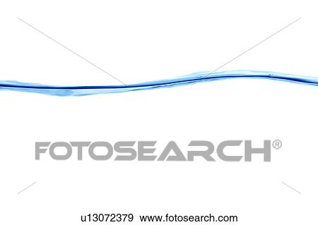 Stock Photo - Side View of Water Surface. Fotosearch
