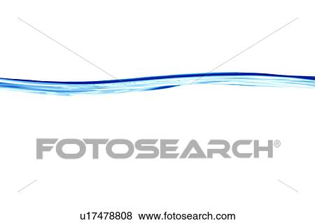 Stock Photo - Side View of Water Surface. Fotosearch