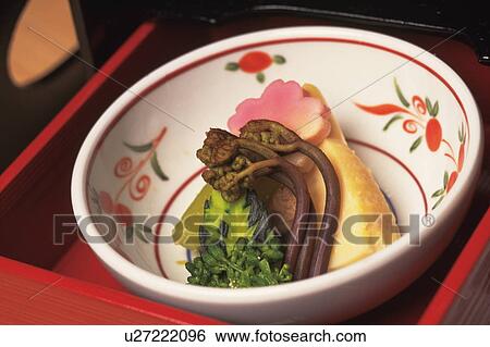 Stock Photograph - Simmered bamboo shoots. Fotosearch