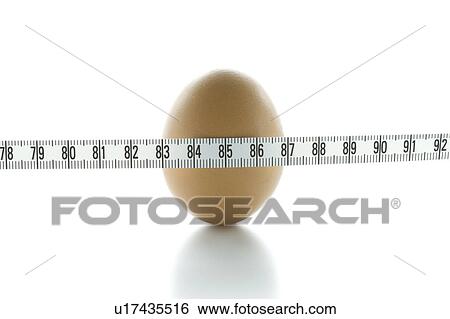 Stock Photograph - Tape Measure and Egg. Fotosearch