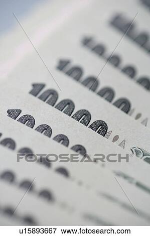Stock Photo - Ten Thousand Yen Notes. Fotosearch