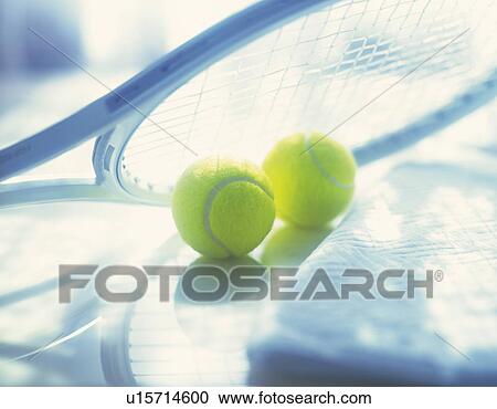 Tennis ball and tennis racket View Large Photo Image Stock Image - Tennis ball and tennis racket. Fotosearch