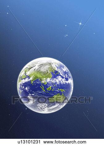 The earth, computer graphic View Large Photo Image Stock Image - The earth, computer graphic. Fotosearch
