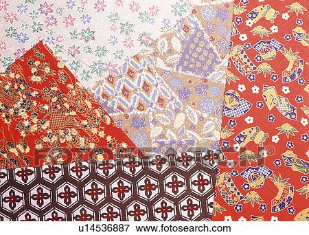 Stock Photo - Traditional Japanese paper used for origami. Fotosearch